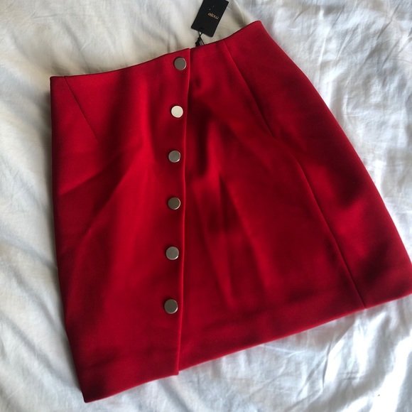 Maje Paris Asymetrical Snap Skirt - Picture 1 of 6